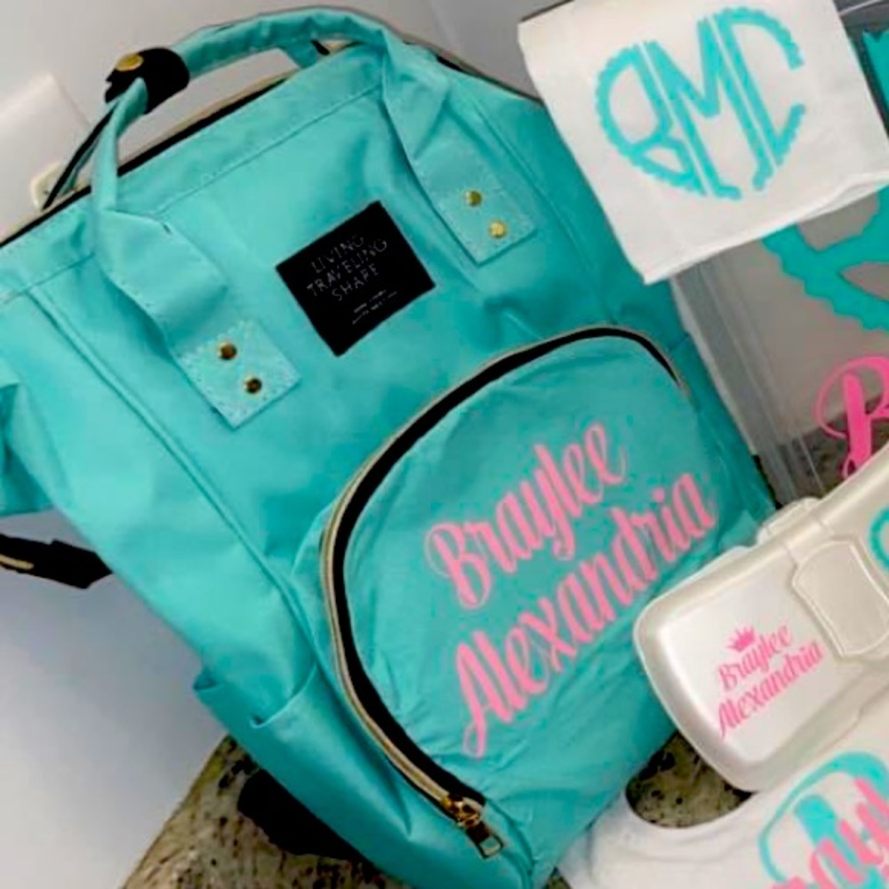Customized diaper bags